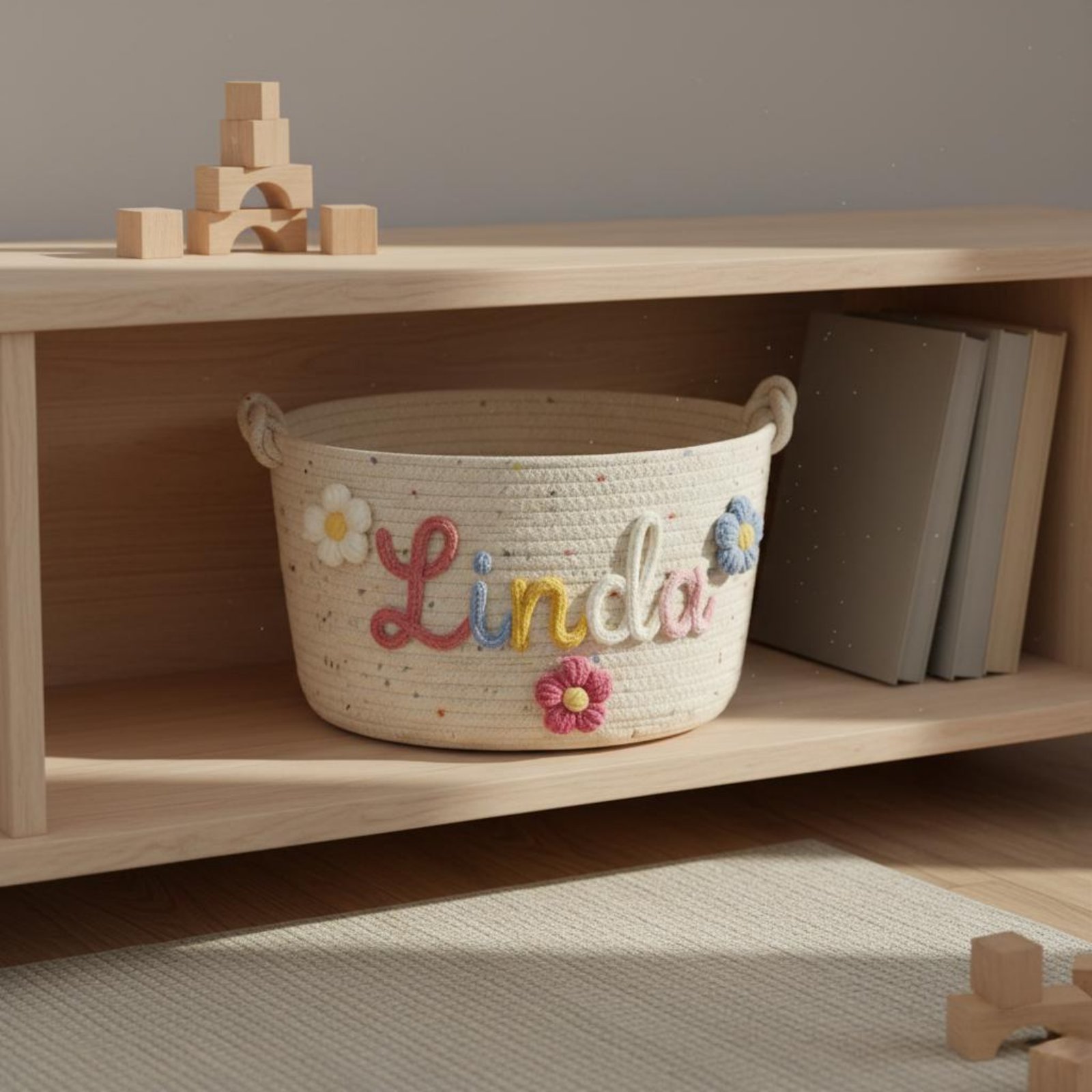 Baby Nursery Basket - Contenitore per la cameretta del bambino