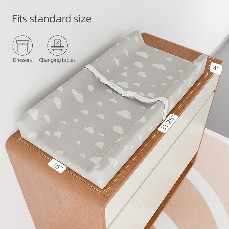 Baby Mattress Waterproof - Fasciatoio per neonati con rivestimento lavabile,