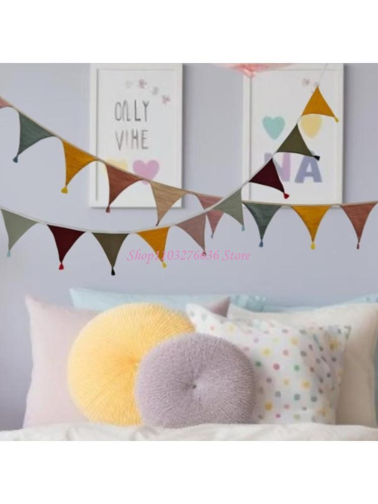 Baby Nursery Bunting - R6FD Striscioni traspiranti color caramello per
