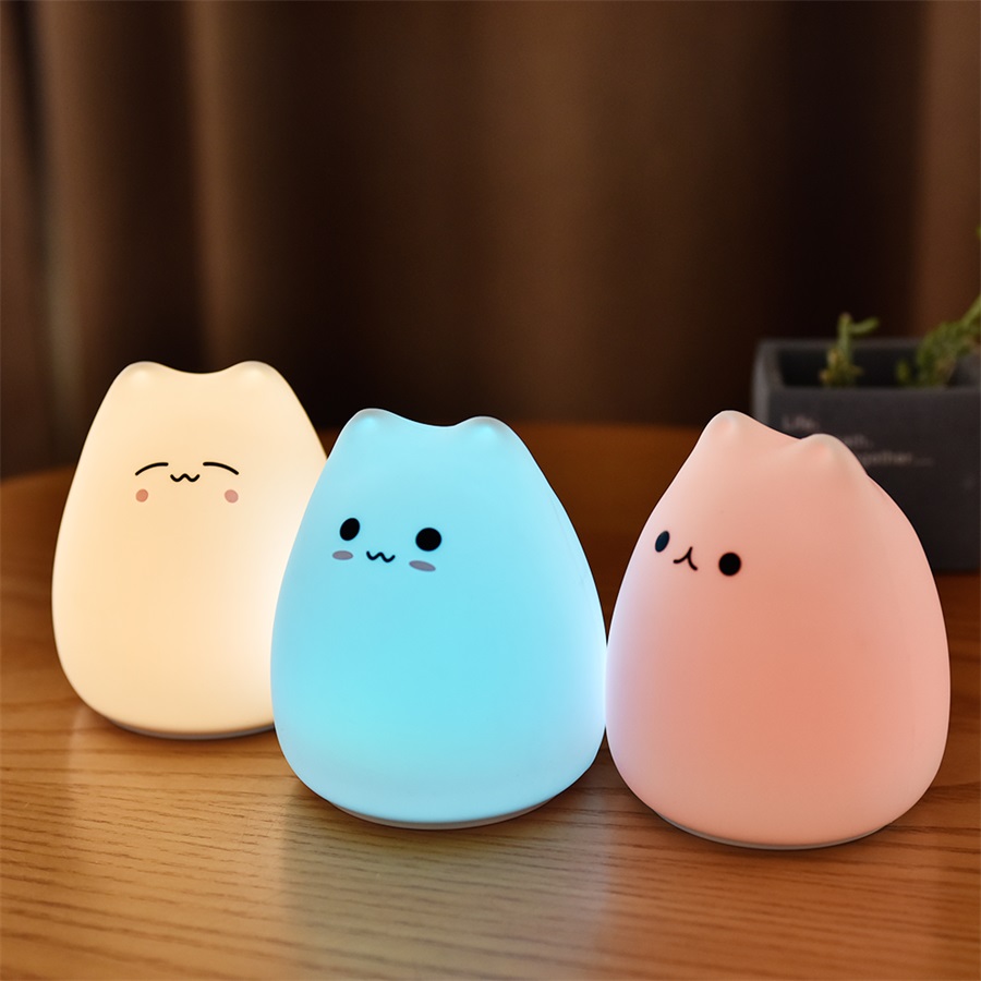 Baby Nursery Night Light - Cute Cat Night Light For Baby
