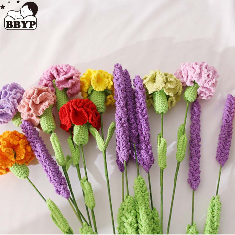 Baby Nursery Plants - Filato all'uncinetto fatto a mano Rose