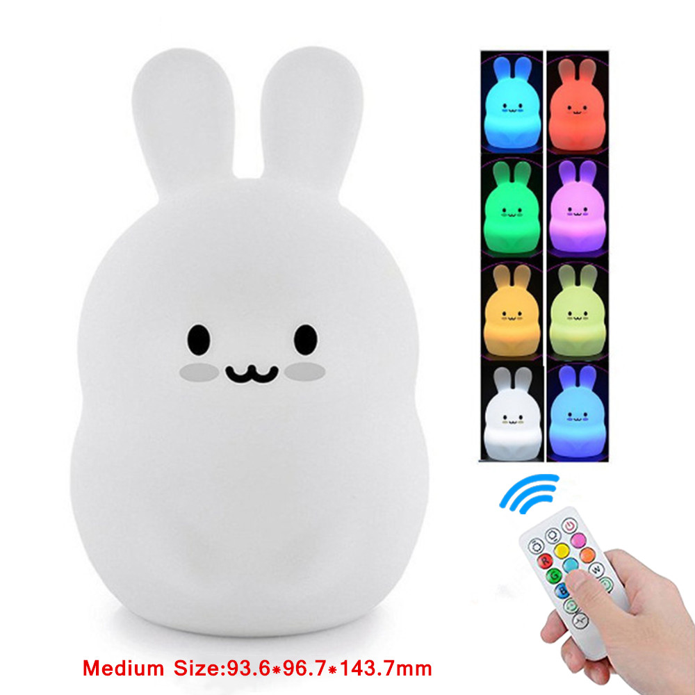 Baby Nursery Night Light - Sensore tattile Luce notturna per coniglio
