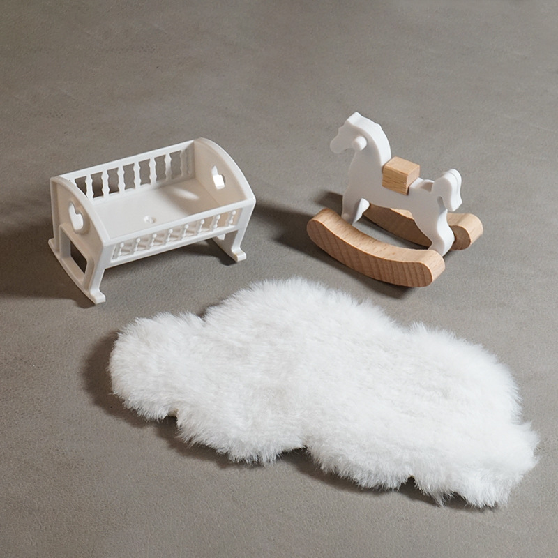 Baby Nursery Dolls - Set 1:12 Mini Culla per Bambole,