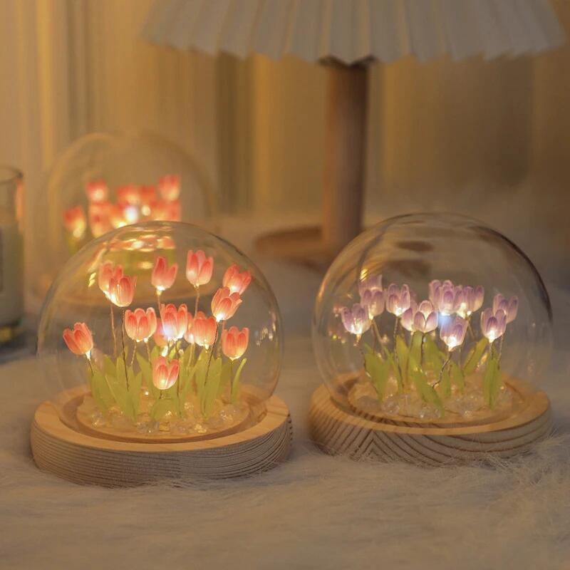 Baby Nursery Night Light - Fiore di tulipano artificiale Luce notturna