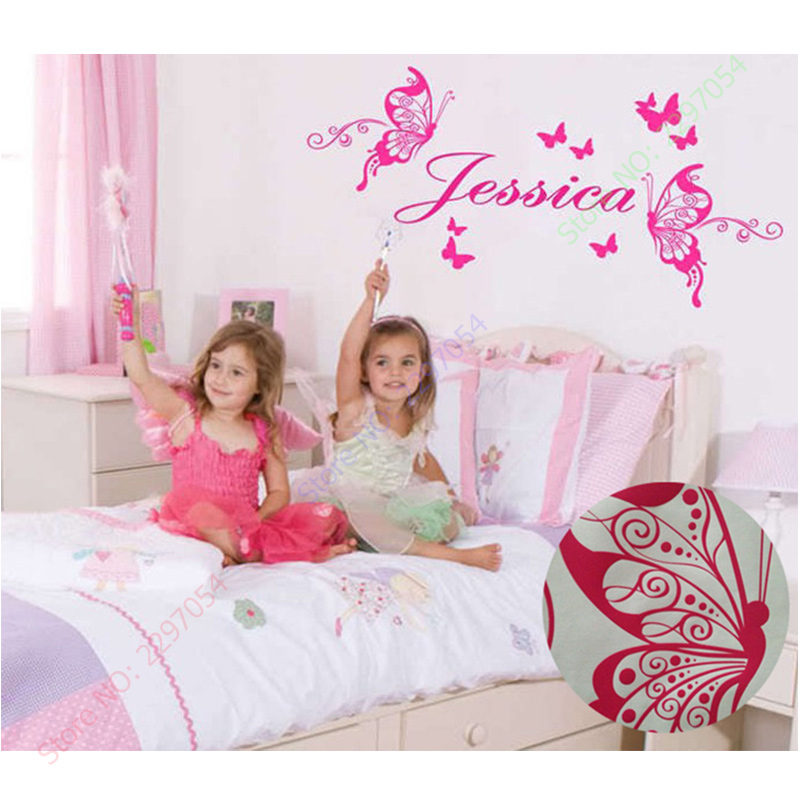 Nuove farfalle nome personaliz - Baby Nursery Murals recensione e prezzo