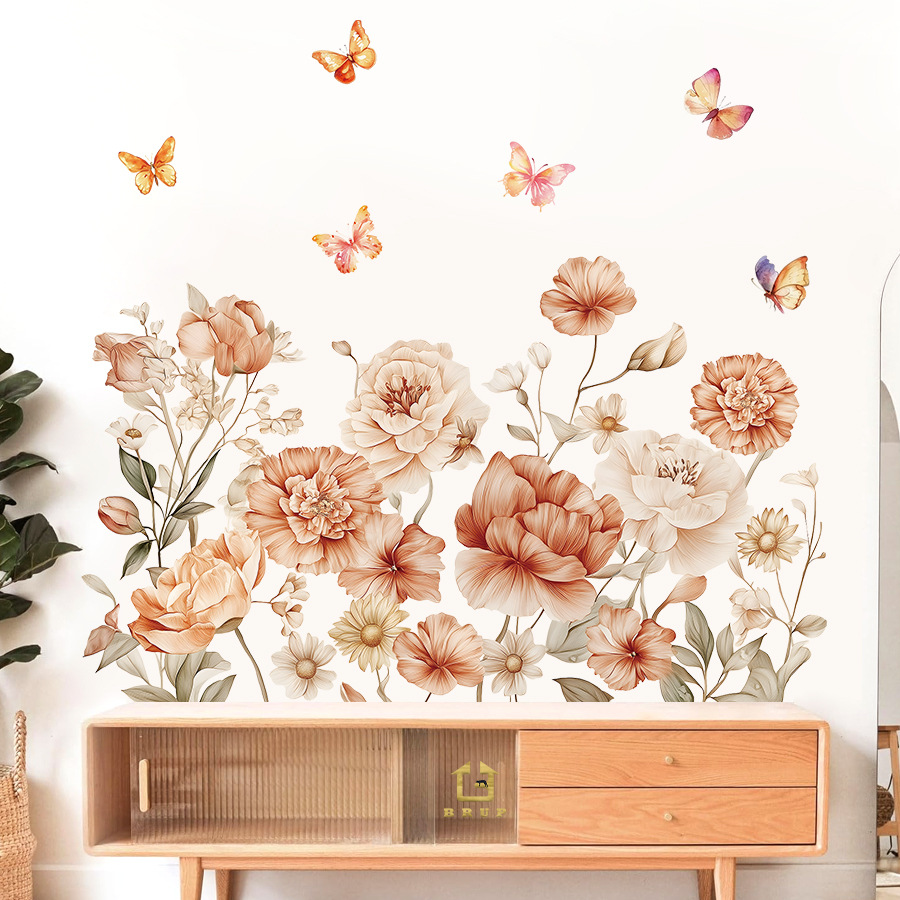 Boho Acquerello Fiori Adesivi  - Baby Nursery Plants recensione e prezzo