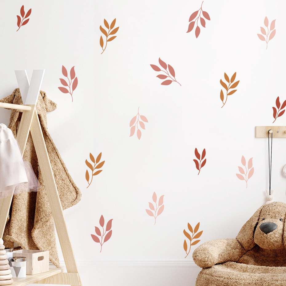 Boho foglie secche adesivi mur - Baby Nursery Plants recensione e prezzo