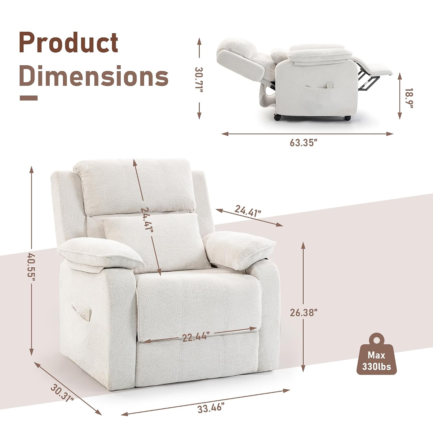 Poltrona Reclinabile per Adult - Rocking Chair Nursery recensione e prezzo