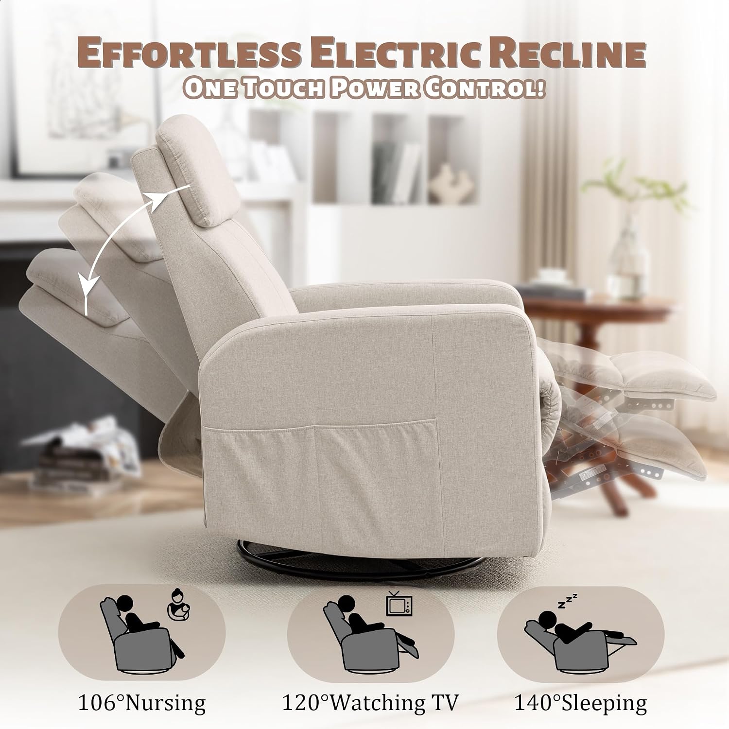 Poltrona Reclinabile Elettrica - Rocking Chair Nursery recensione e prezzo