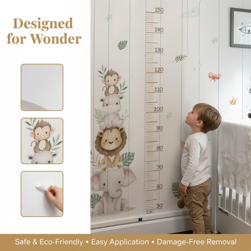 Adesivo per la misurazione del - Baby Nursery Jungle Wallpaper recensione e prezzo