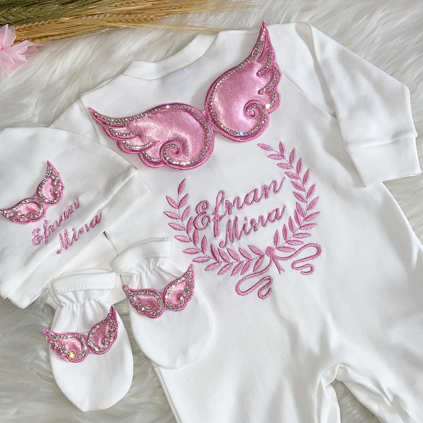 Dollbling 3 pezzi ricamo nome  - Baby Nursery Outfits recensione e prezzo