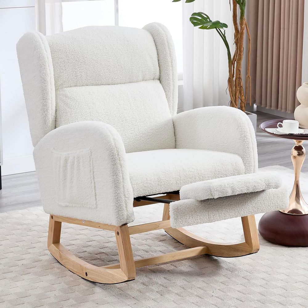 Sedia a dondolo imbottita per  - Rocking Chair Nursery recensione e prezzo