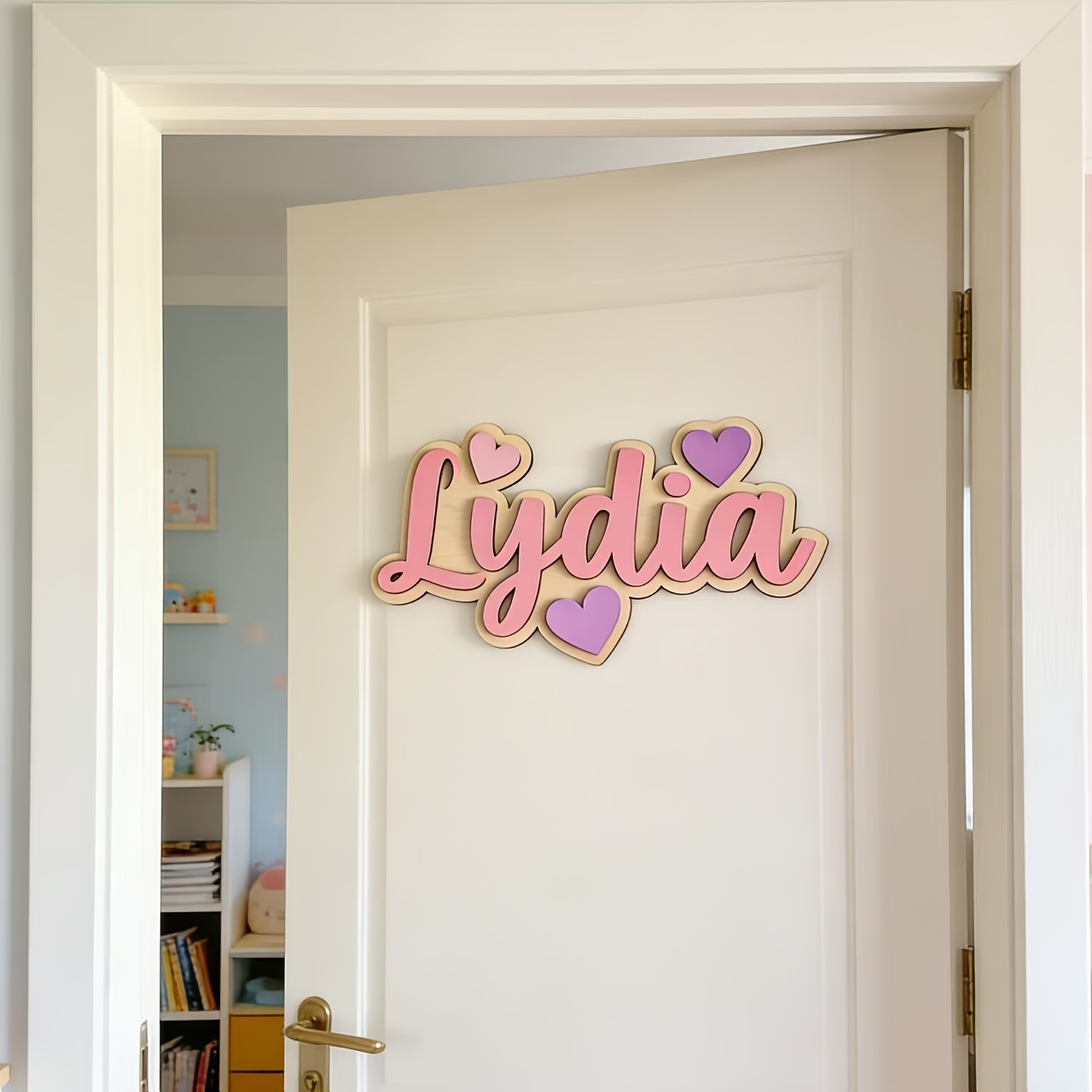 Targa Personalizzata a Cuore S - Baby Nursery Hanging Decor recensione e prezzo
