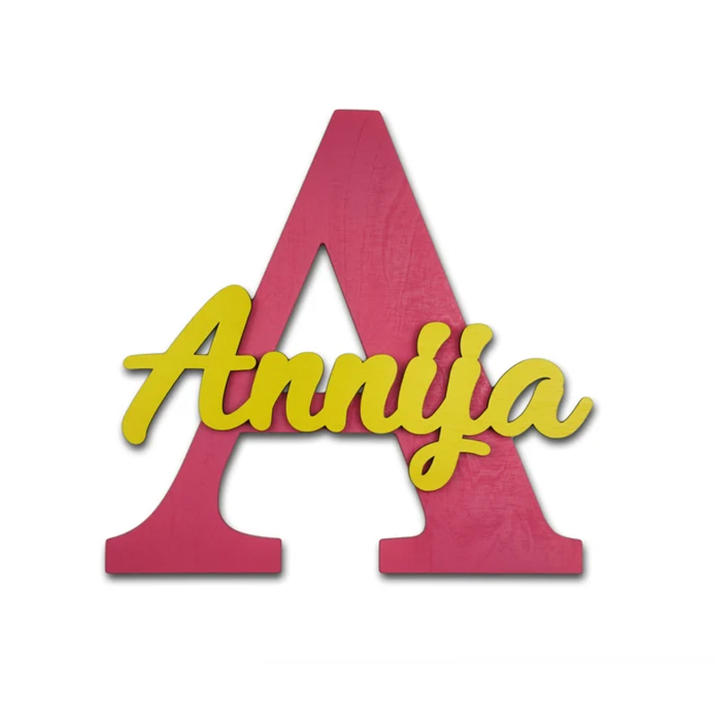 Lettere in legno, lettere da a - Baby Nursery Hanging Decor recensione e prezzo