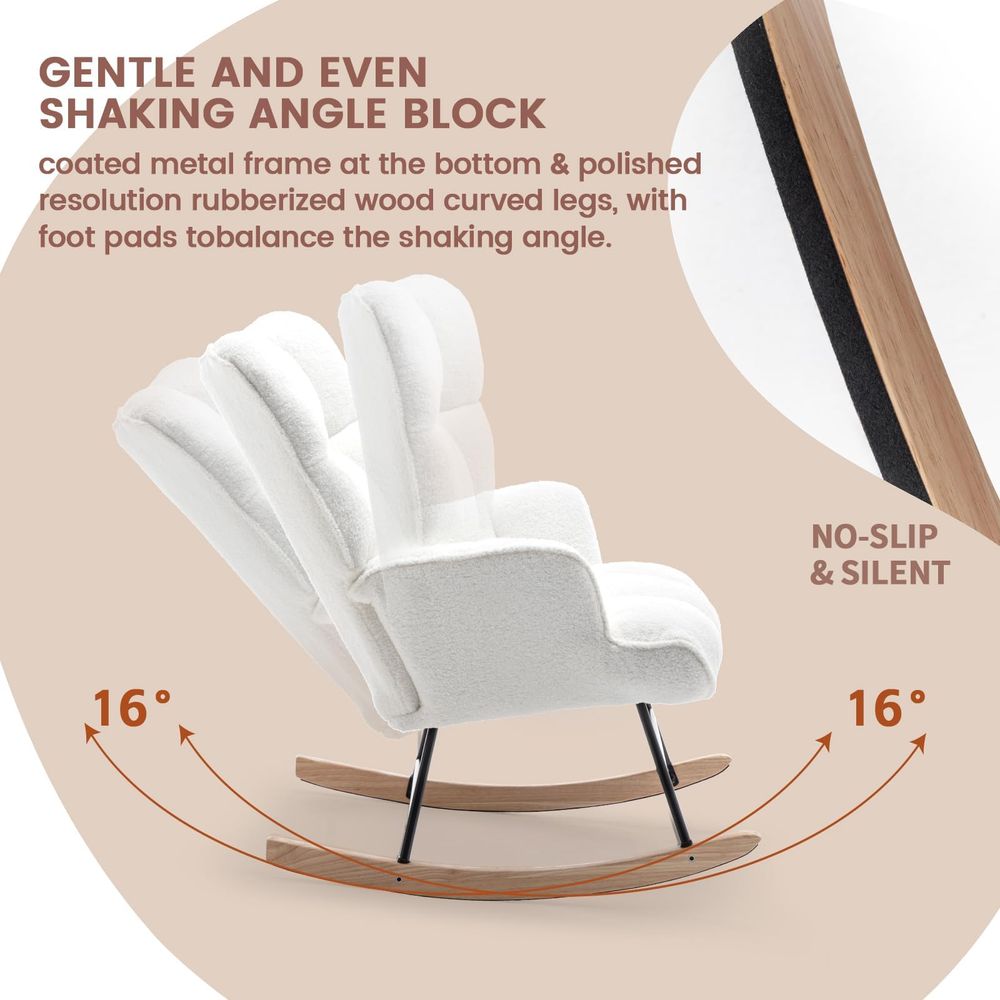 Poltrona a dondolo imbottita T - Rocking Chair Nursery recensione e prezzo