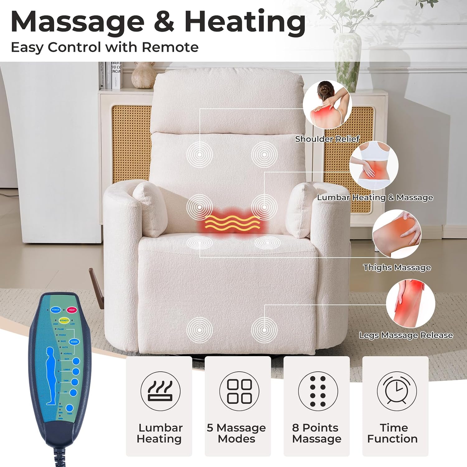 Poltrona reclinabile girevole  - Rocking Chair Nursery recensione e prezzo