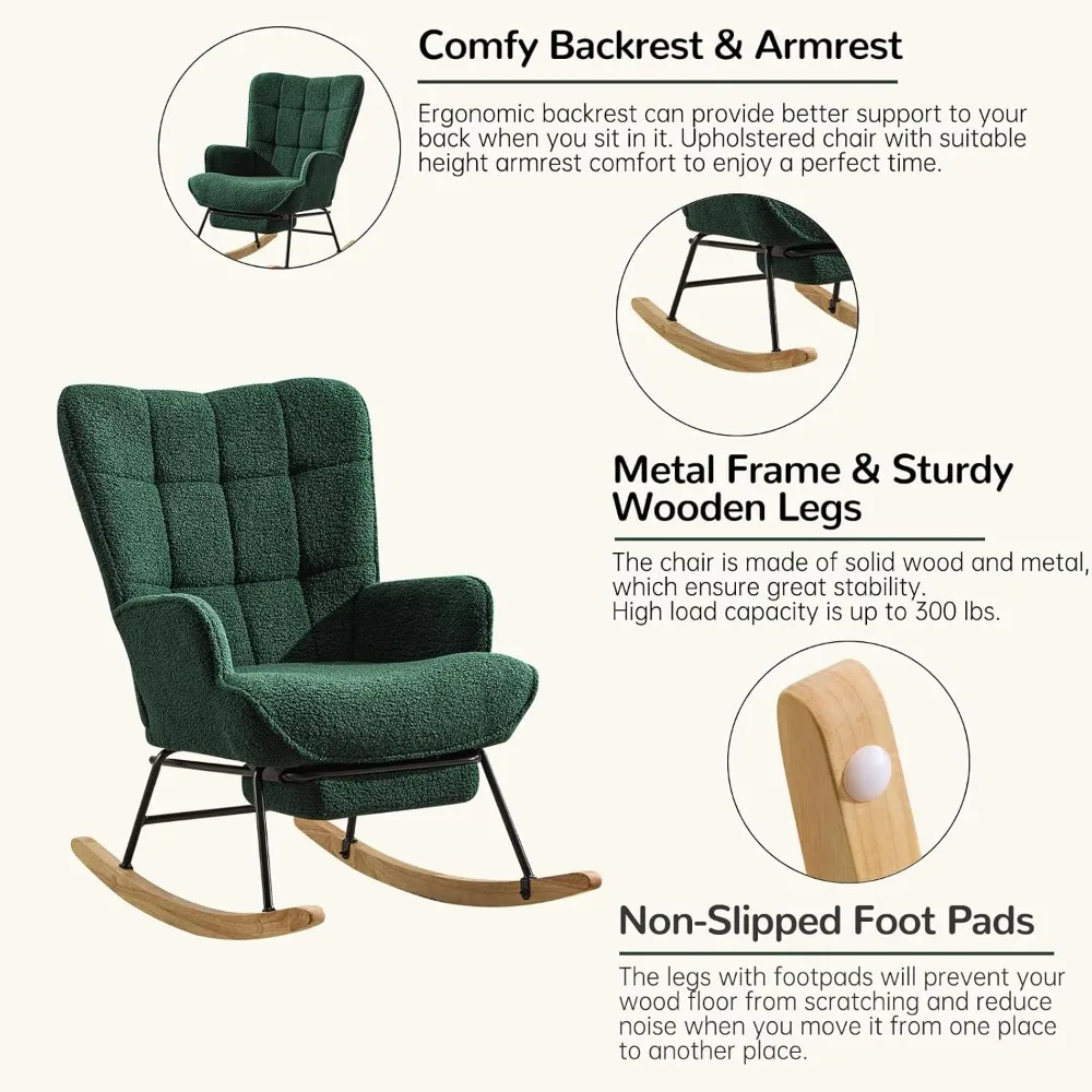 Sedia a dondolo per cameretta, - Rocking Chair Nursery recensione e prezzo