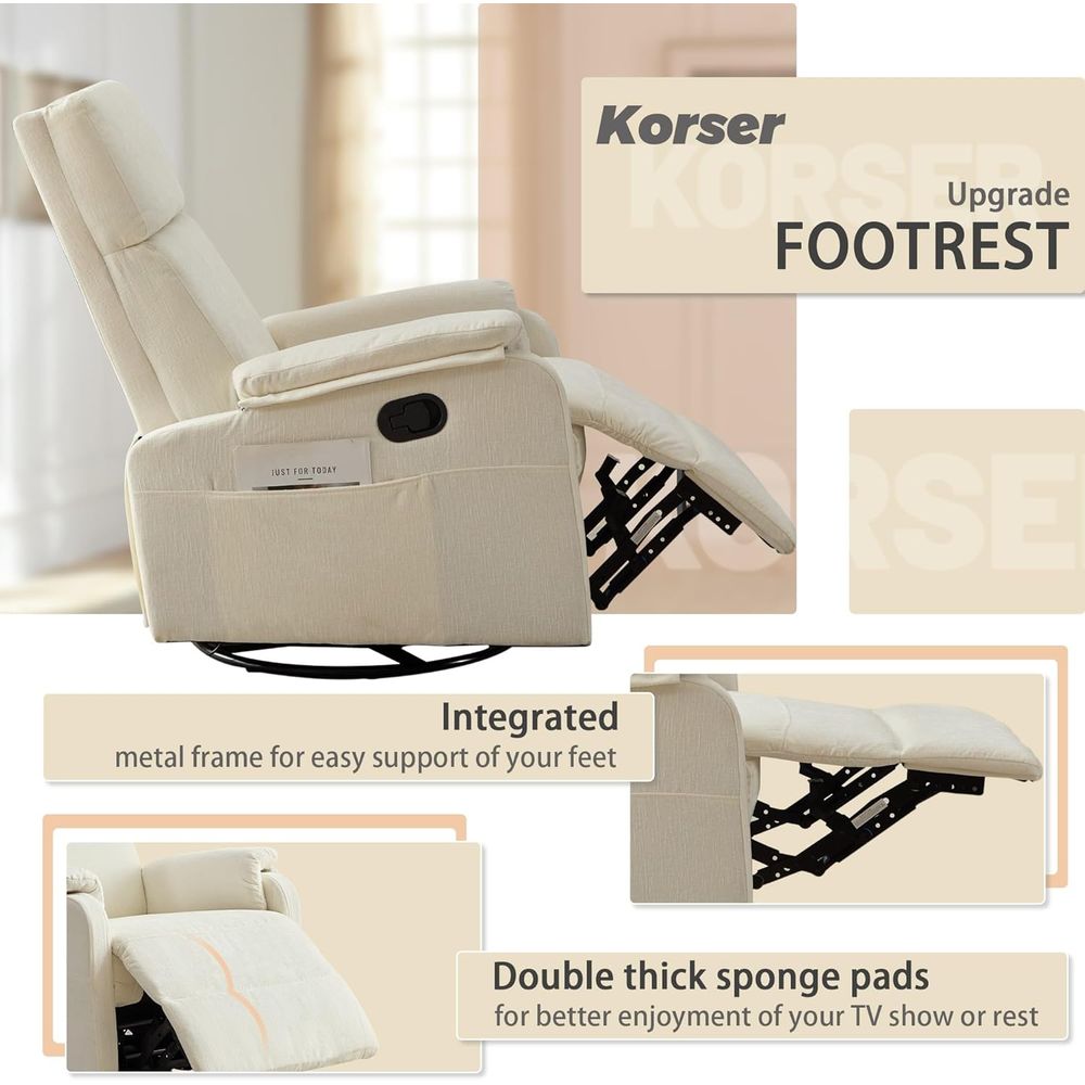 Poltrona Reclinabile, Poltrona - Rocking Chair Nursery recensione e prezzo