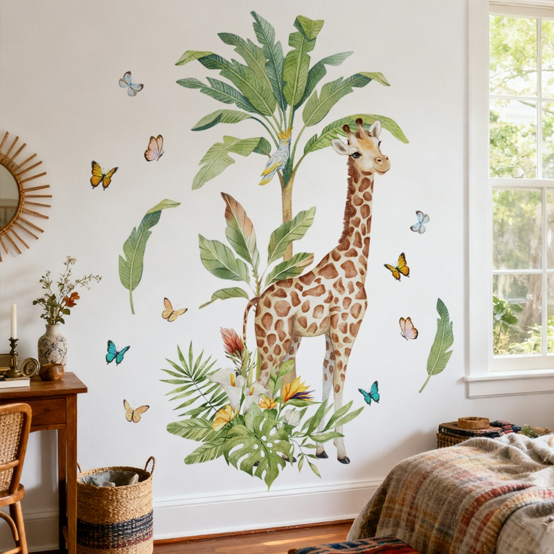 Adesivo da parete giraffa anim - Baby Nursery Murals recensione e prezzo