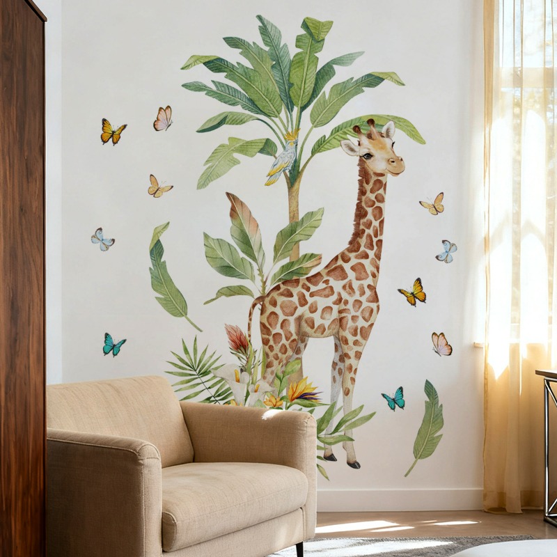 Adesivo da parete giraffa anim - Baby Nursery Murals recensione e prezzo