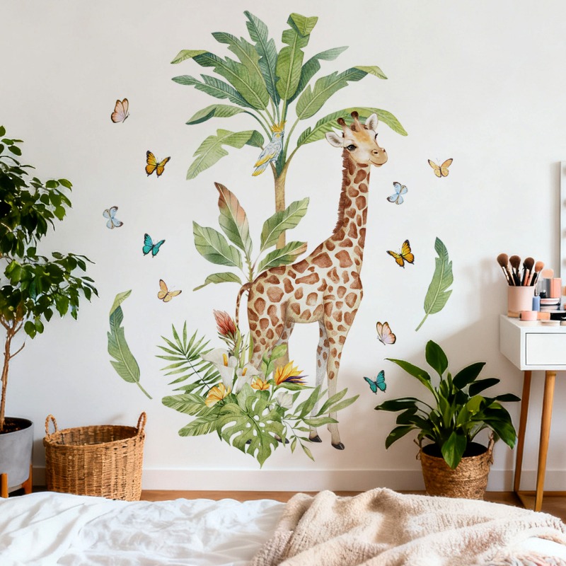 Adesivo da parete giraffa anim - Baby Nursery Murals recensione e prezzo