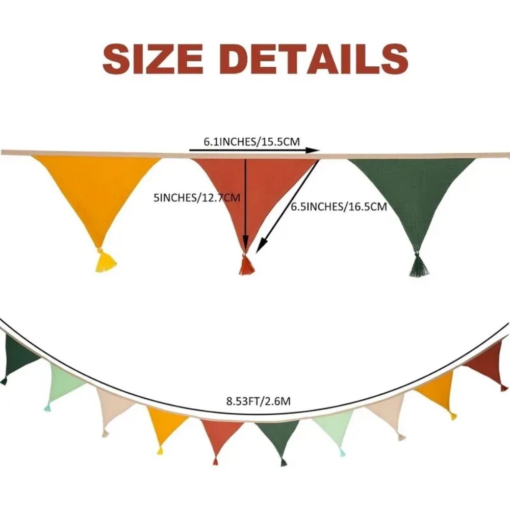 20 Bandierine in Tessuto Multi - Baby Nursery Bunting recensione e prezzo