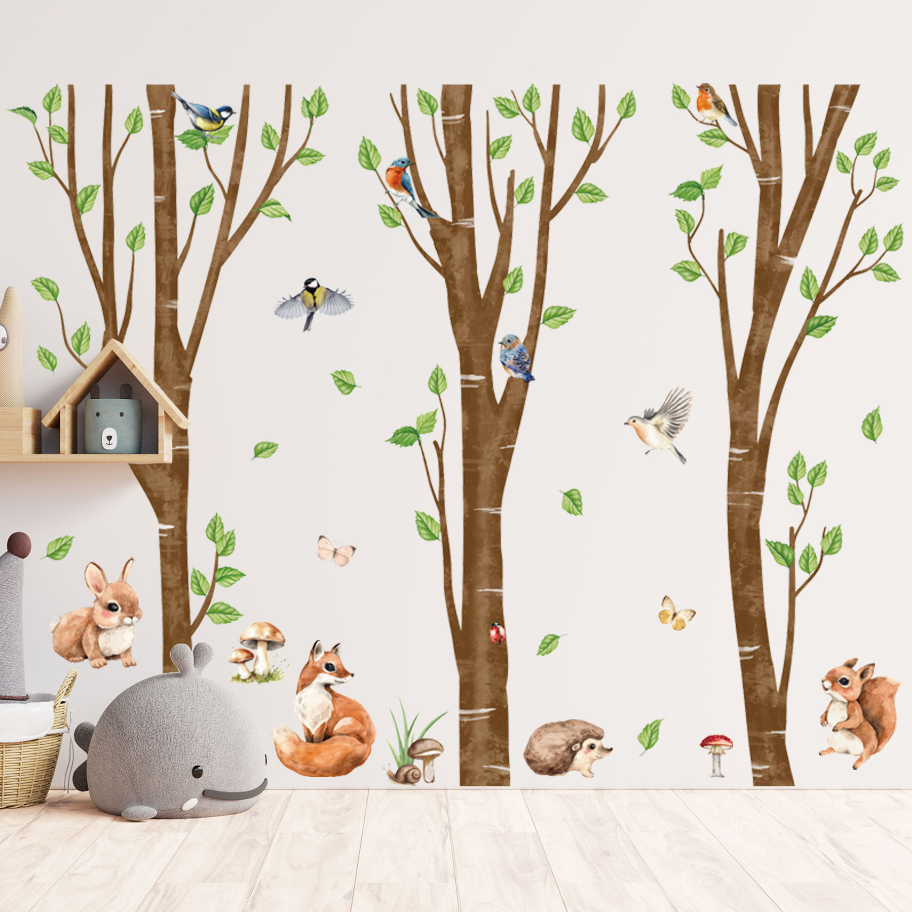 Adesivo da parete grande con a - Baby Nursery Jungle Wallpaper recensione e prezzo
