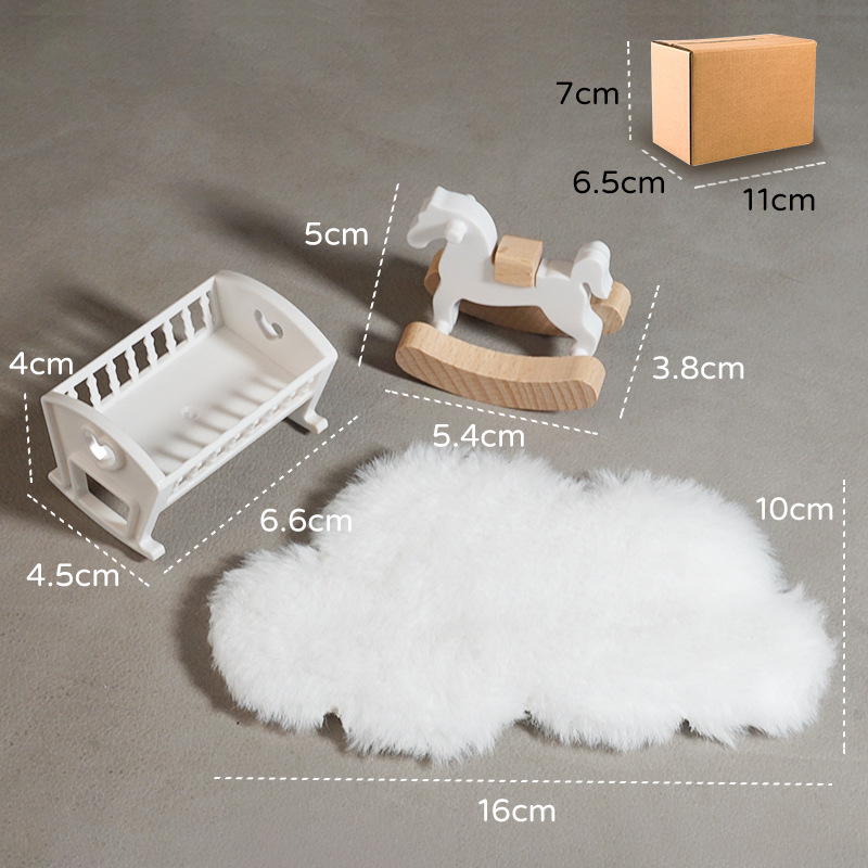 Set 1:12 Mini Culla per Bambol - Baby Nursery Dolls recensione e prezzo