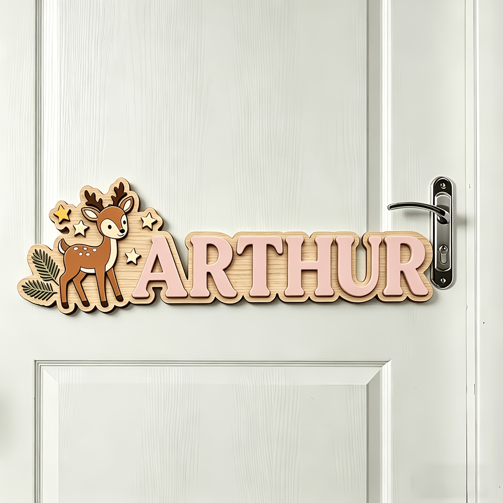 Targa in Legno Personalizzata  - Baby Nursery Hanging Decor recensione e prezzo