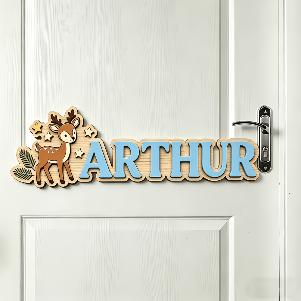 Targa in Legno Personalizzata  - Baby Nursery Hanging Decor recensione e prezzo