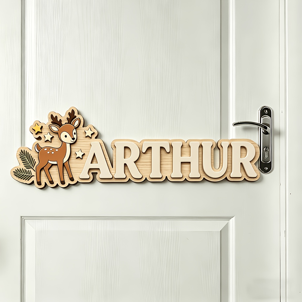 Targa in Legno Personalizzata  - Baby Nursery Hanging Decor recensione e prezzo
