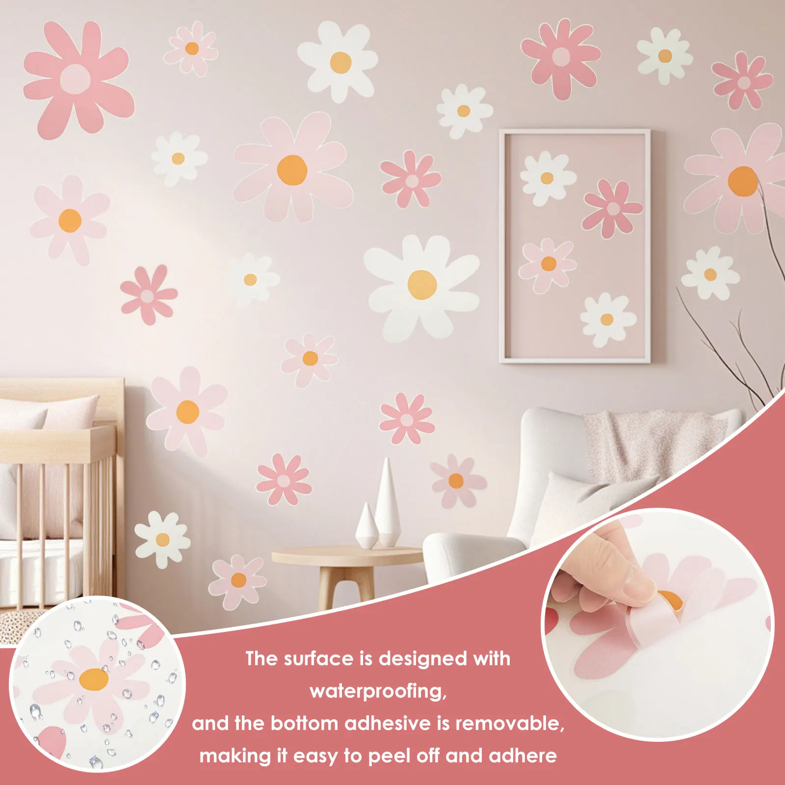 12 Fogli di Adesivi Murali Flo - Baby Nursery Plants recensione e prezzo