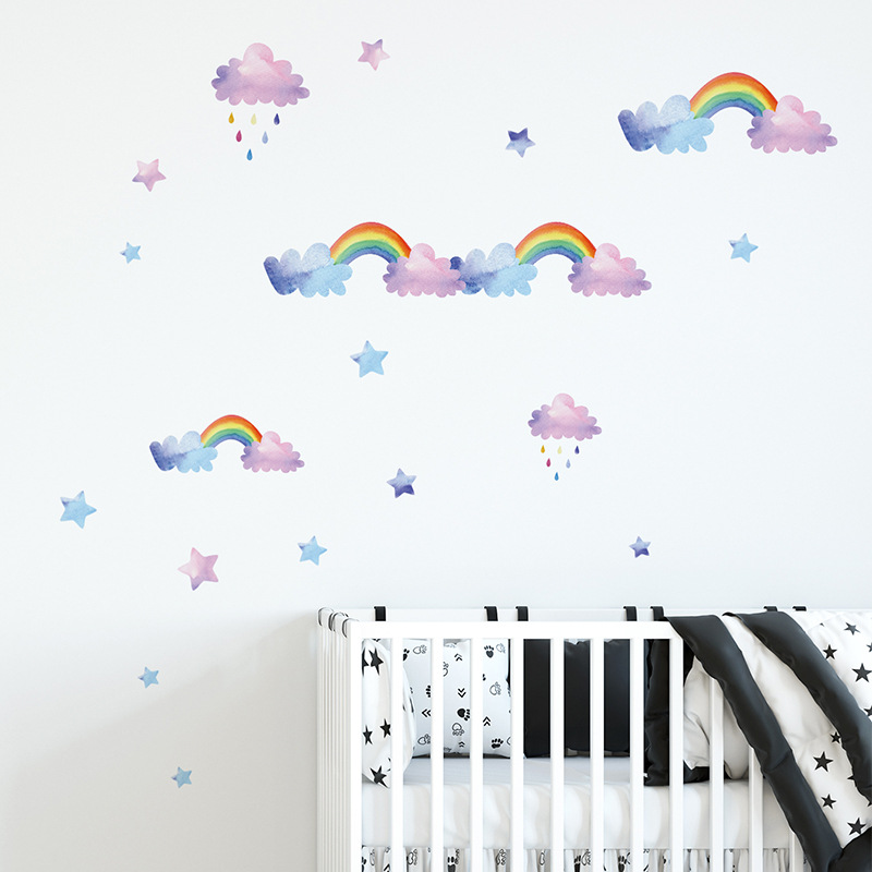 Adesivi murali a forma di nuvo - Baby Nursery Layout recensione e prezzo