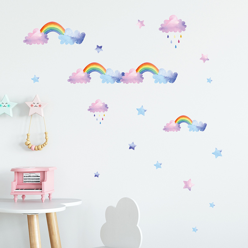 Adesivi murali a forma di nuvo - Baby Nursery Layout recensione e prezzo