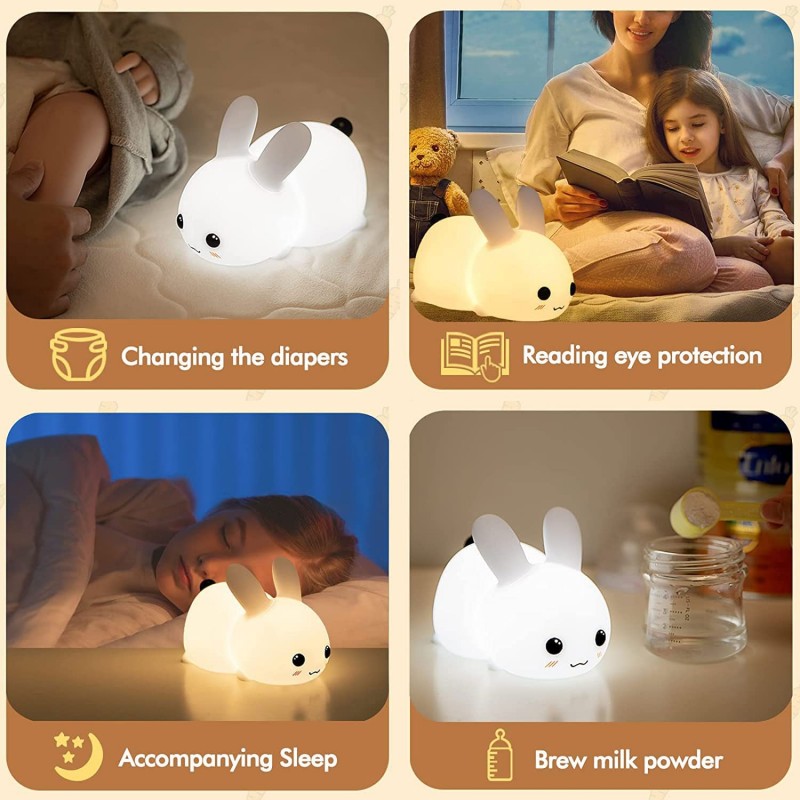 LED Rabbit Night Light telecom - Baby Nursery Night Light recensione e prezzo