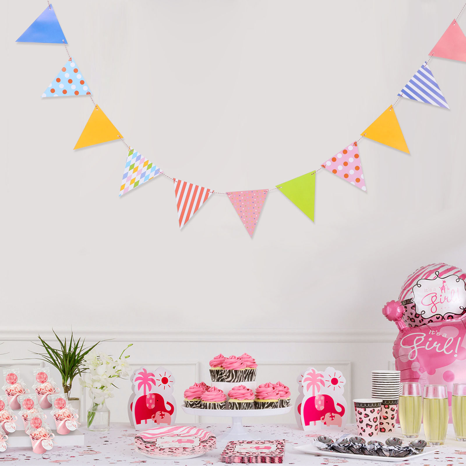 Ghirlanda di Bandierine Triang - Baby Nursery Bunting recensione e prezzo