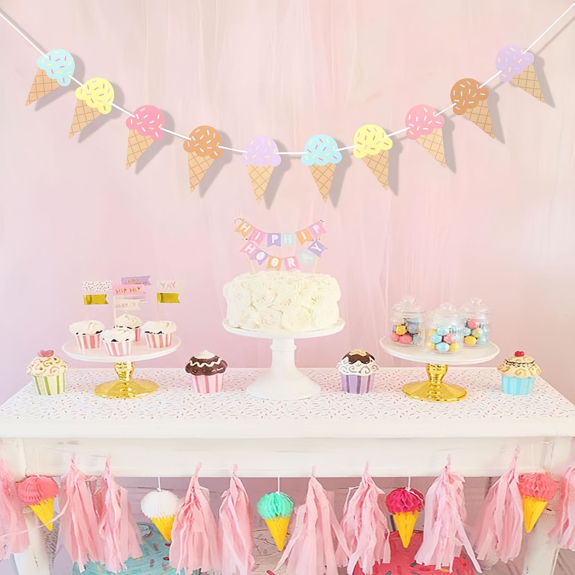 Striscione in Carta a Tema Gel - Baby Nursery Hanging Decor recensione e prezzo