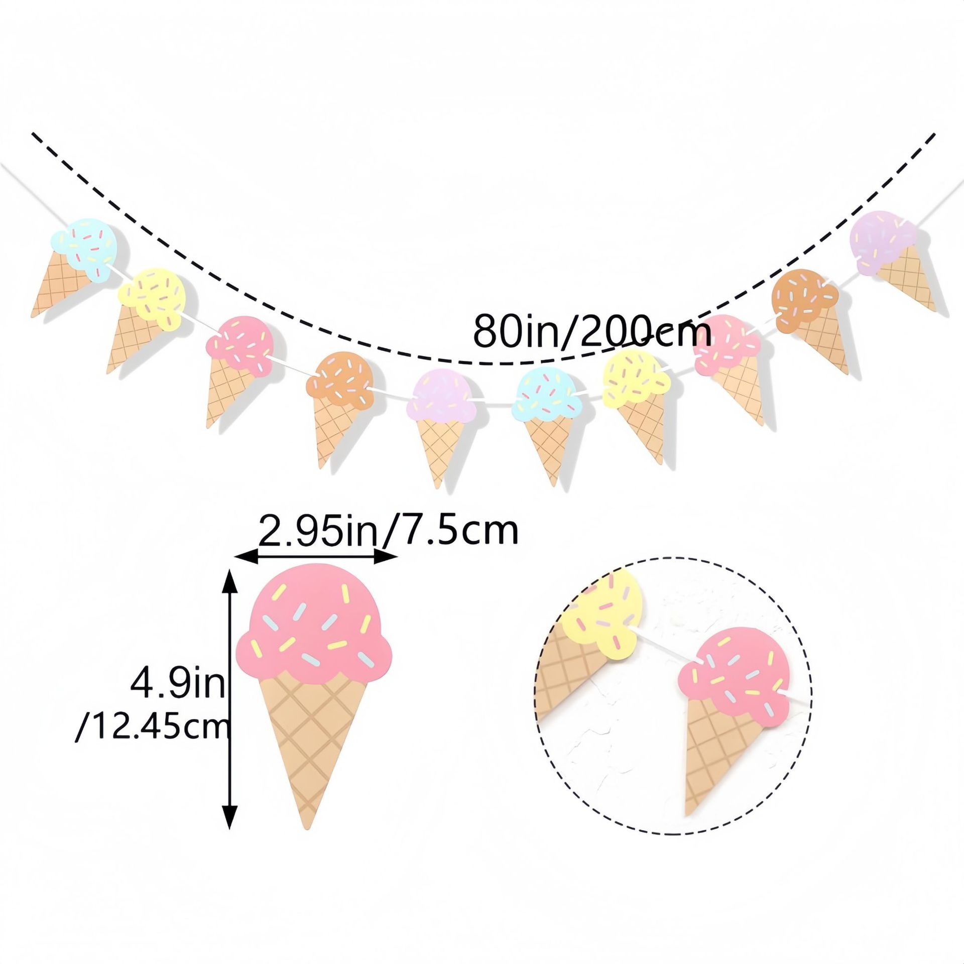 Striscione in Carta a Tema Gel - Baby Nursery Hanging Decor recensione e prezzo