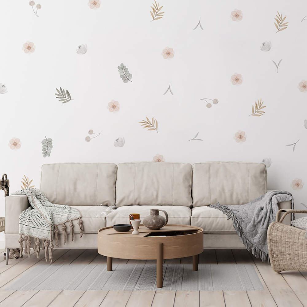 Boho Leaves Botanical Decalcom - Baby Nursery Murals recensione e prezzo