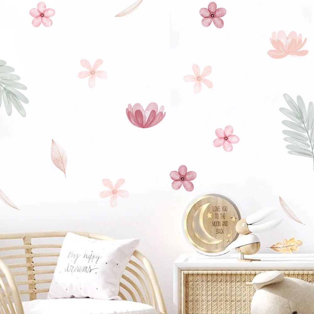 Boho Leaves Botanical Decalcom - Baby Nursery Murals recensione e prezzo