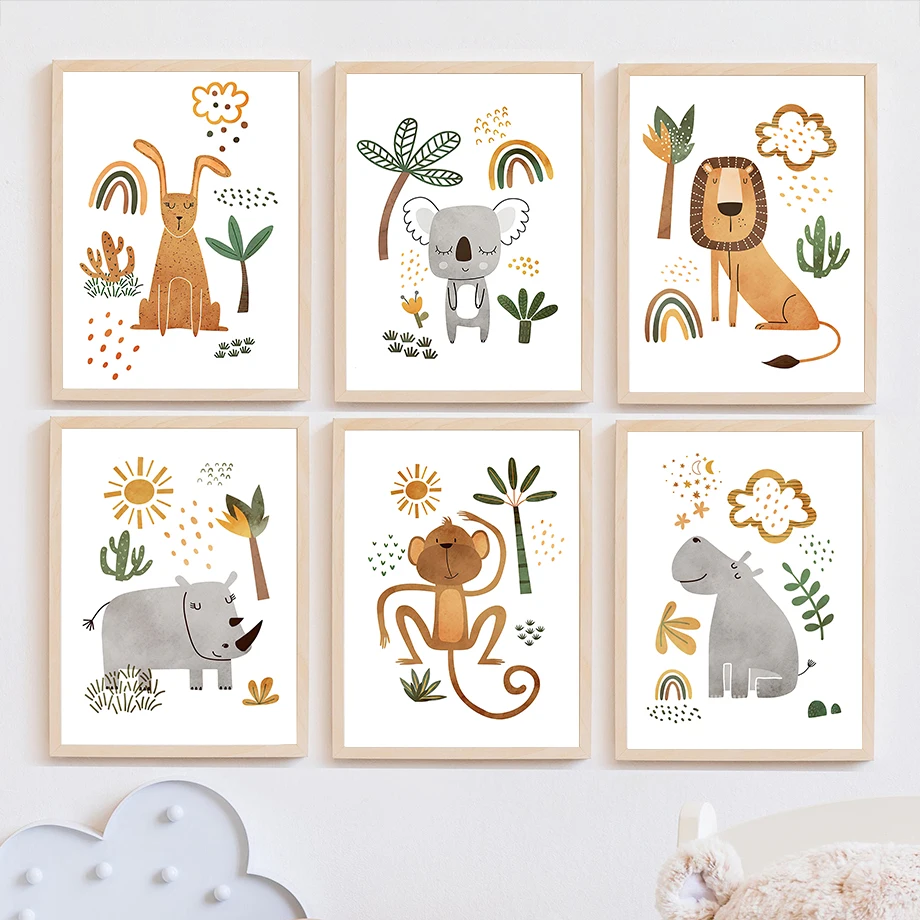 Giraffa Elefante Tigre Zebra T - Baby Nursery Plants recensione e prezzo