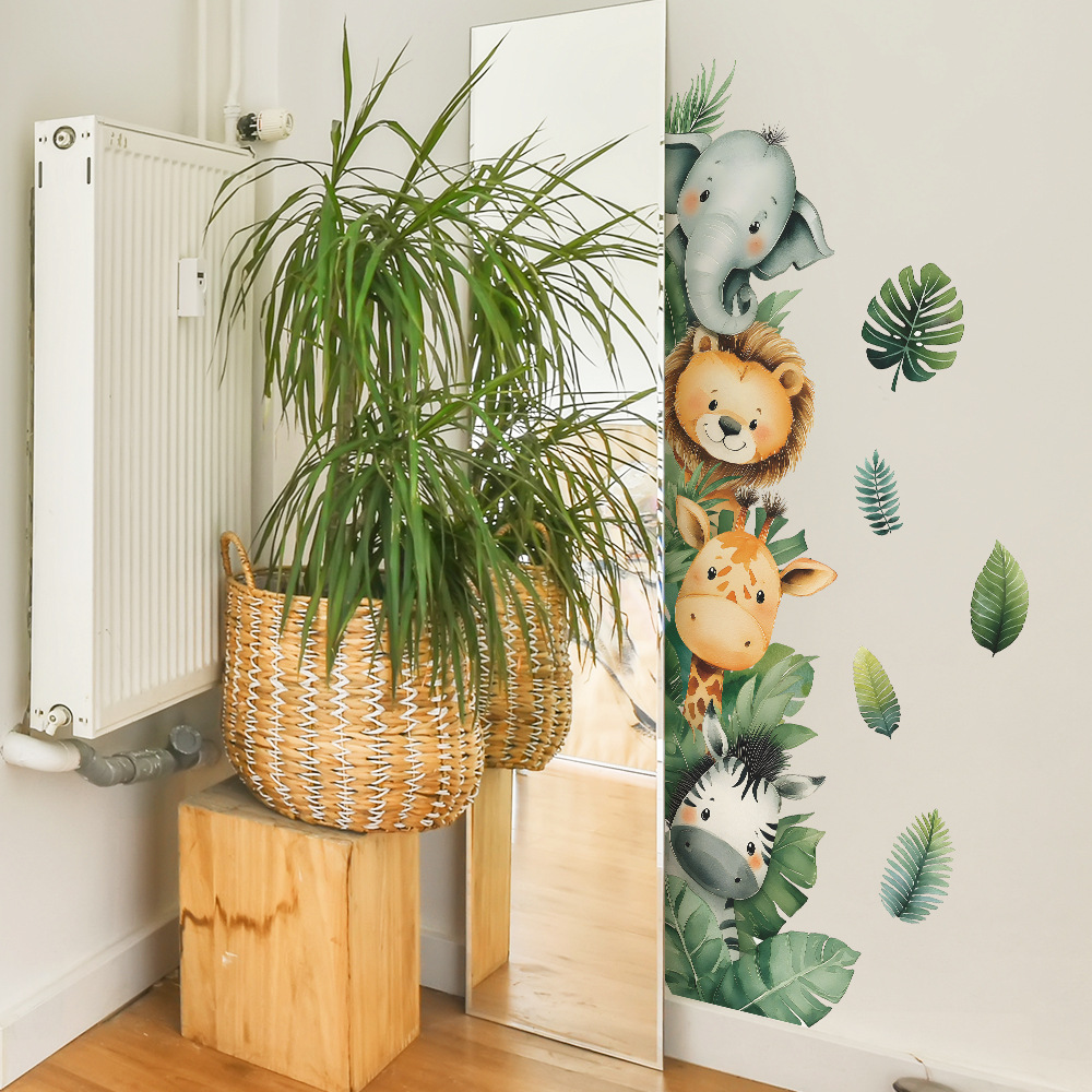 Adesivo per porta da parete co - Baby Nursery Jungle Wallpaper recensione e prezzo
