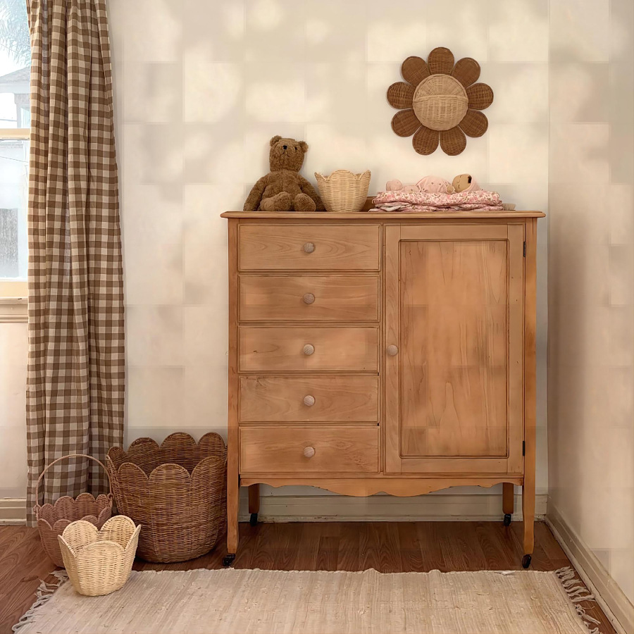 Nordic Sun Flower intrecciato  - Baby Nursery Basket recensione e prezzo