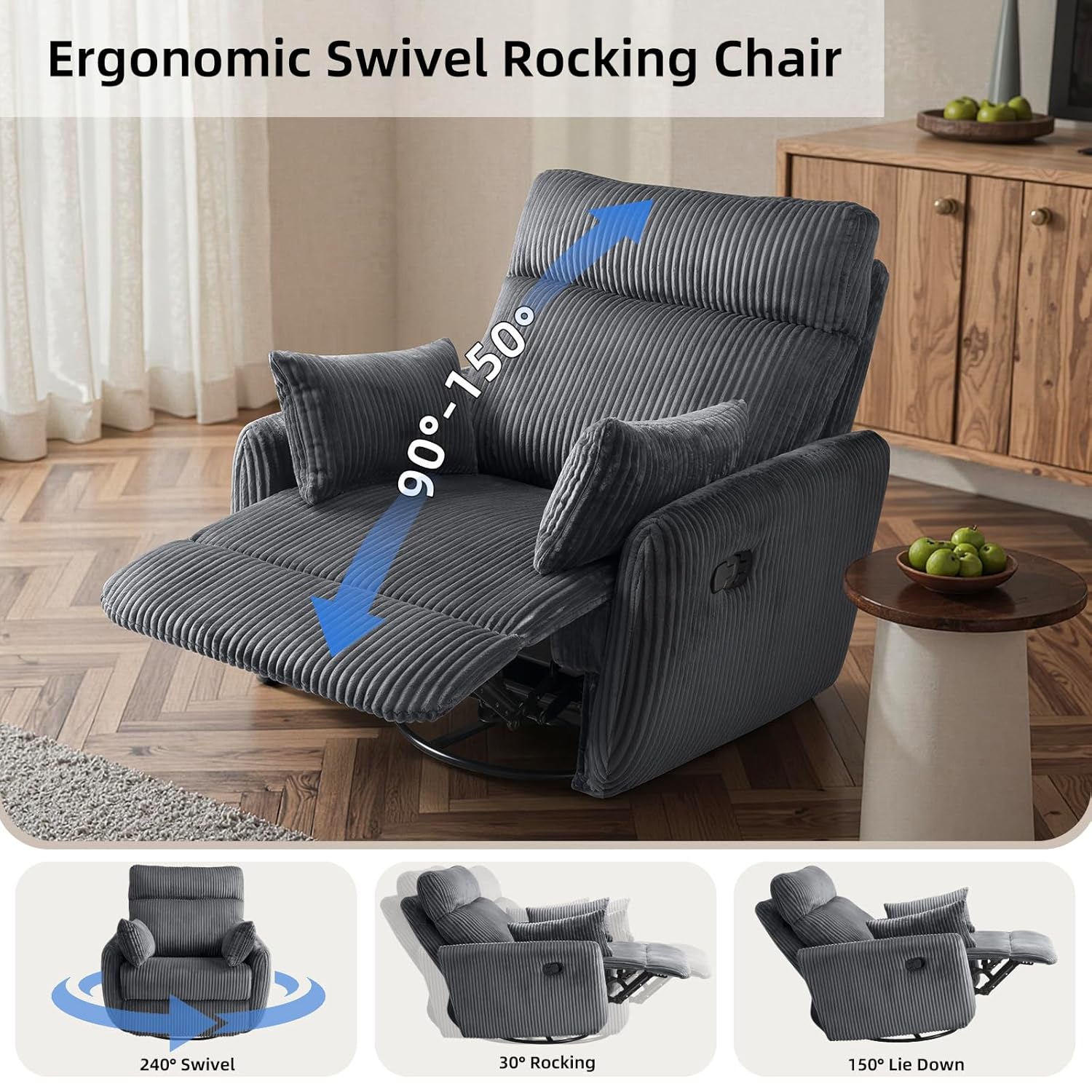# Poltrona Reclinabile Girevol - Rocking Chair Nursery recensione e prezzo