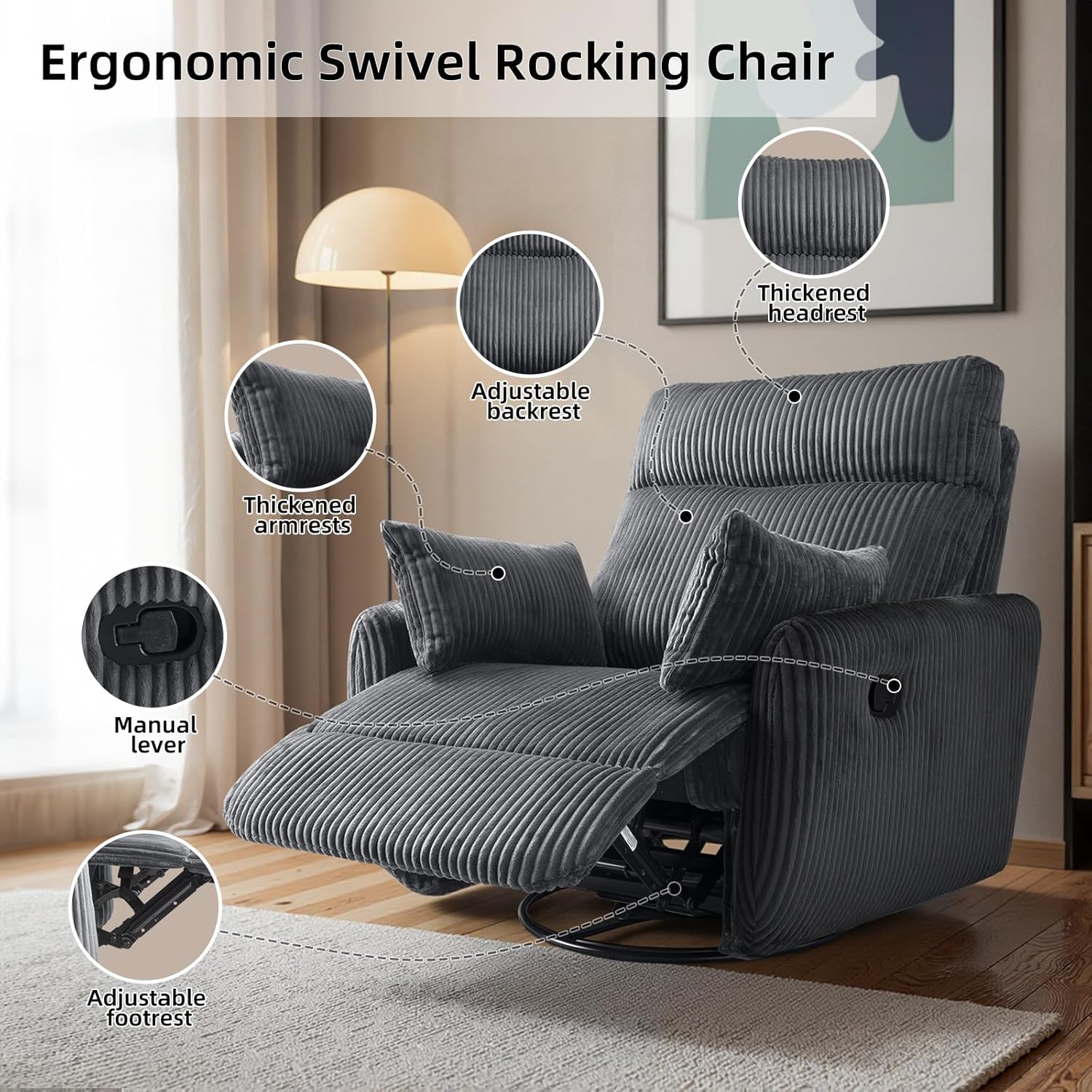 # Poltrona Reclinabile Girevol - Rocking Chair Nursery recensione e prezzo