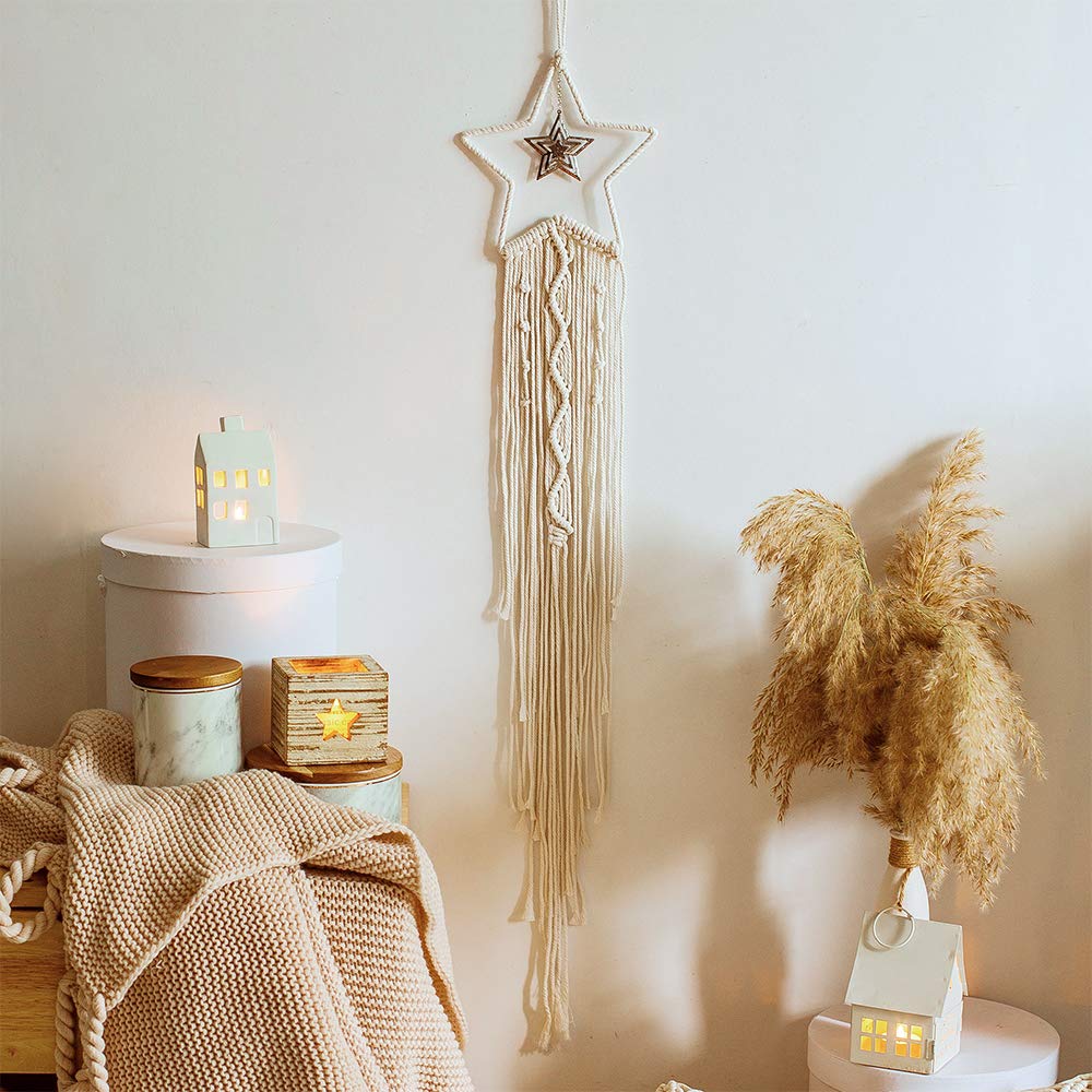Acchiappasogni in macramè Boho - Baby Nursery Hanging Decor recensione e prezzo