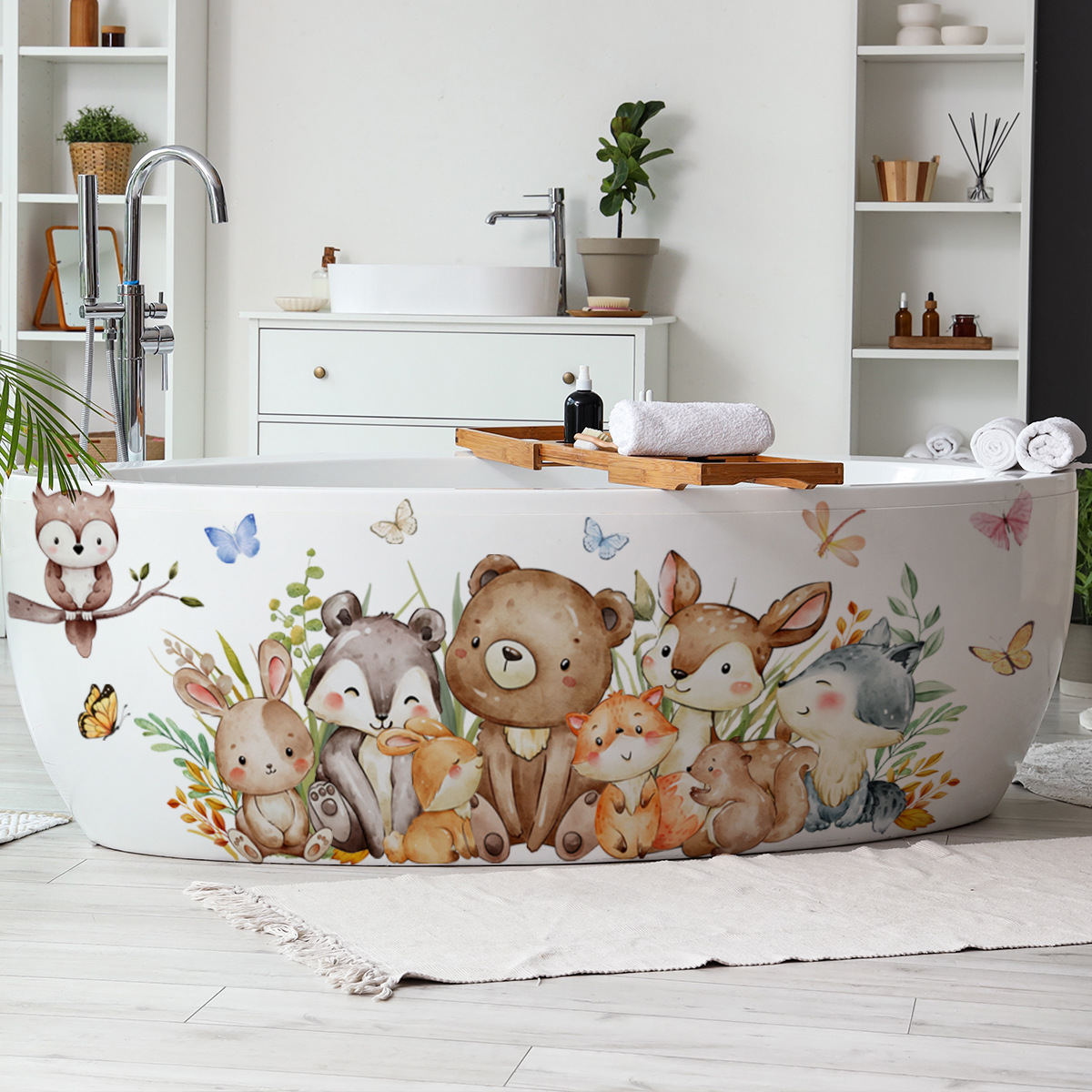 Adesivo da parete con animali  - Baby Nursery Jungle Wallpaper recensione e prezzo