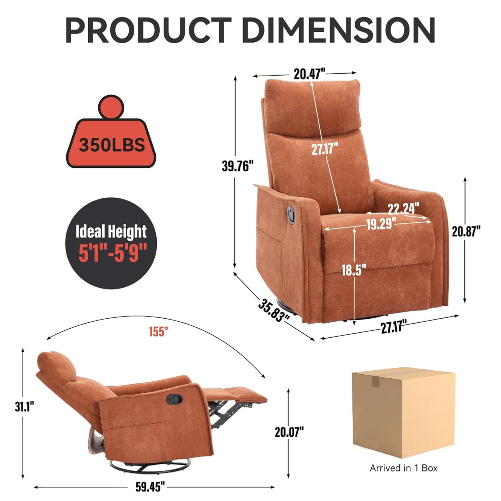 Poltrona Reclinabile Girevole  - Rocking Chair Nursery recensione e prezzo