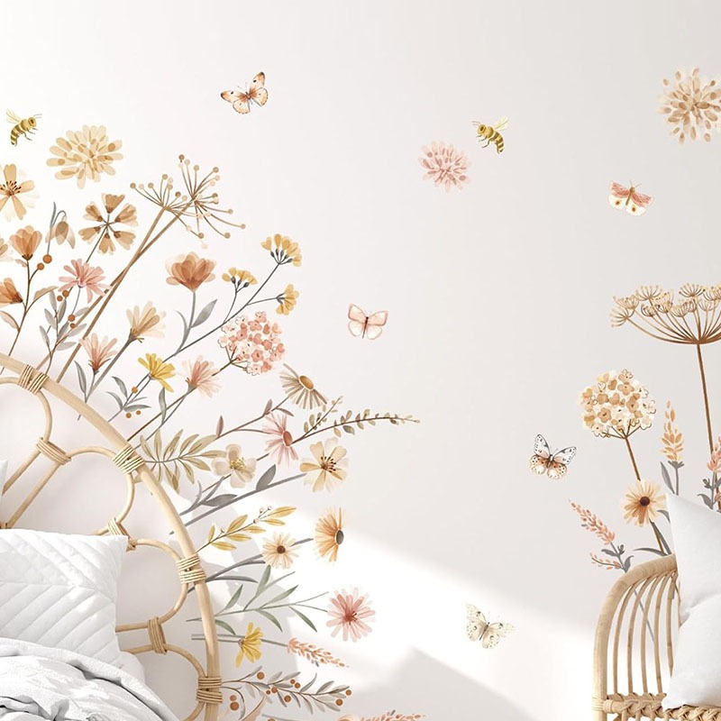 Boho Adesivi murali con fiori  - Baby Nursery Plants recensione e prezzo