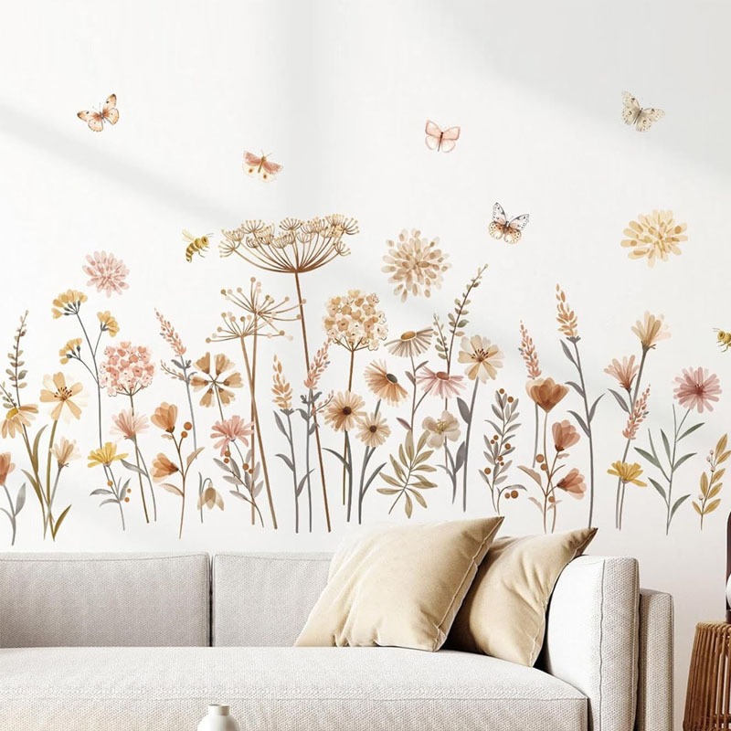 Boho Adesivi murali con fiori  - Baby Nursery Plants recensione e prezzo
